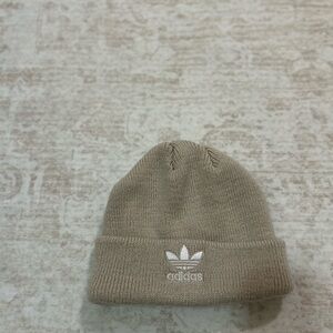 Adidas Beige Knit Beanie